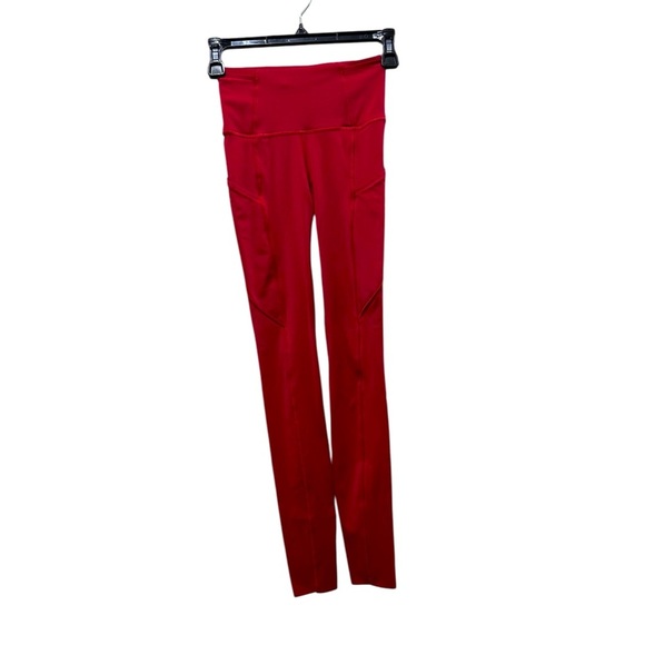 Lululemon Fast and Free Tight 28" Dark Red Size 0 - Picture 1 of 7